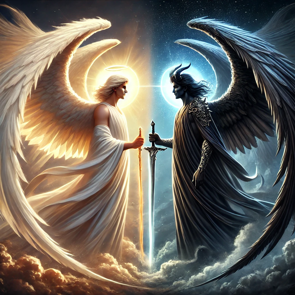 Light and dark angels